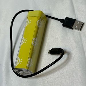 🐼 3/$25 pocket 2600mAh yellow evil eye power bank